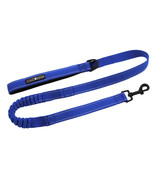 Soft Pull Cobalt Blue 4 ft Traffic Dog Leash with 6 In Stretch and Grip ... - €17,15 EUR