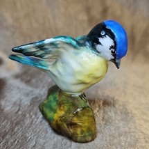 Crown Staffordshire Bird Figurine Tom Tit No 9 1930&#39;s - £19.55 GBP