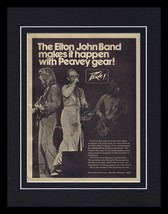 1976 Peavey / Elton John Band Framed 11x14 ORIGINAL Vintage Advertisement - £38.92 GBP