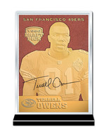 1996 NFL TERRELL OWENS SF 49ers Draft Pick Feel The Game 23K GOLD Rookie... - £9.90 GBP