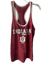 Colosseum Tank Top  Womens xs Red Racer Back Straight Hem Indiana Hoosiers  - $9.78