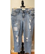 Jessica Simpson Women&#39;s Mika Best Friend Distressed Skinny JEANS Size 28 - €13,13 EUR
