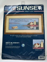 Dimensions Sunset Grant Me Serenity Verse Gallery Crewel Kit - 18&quot; x 7&quot; - £15.01 GBP