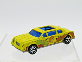 2001 Matchbox Mattel Scooby Doo &amp; Shaggy Yellow Limousine Diecast Collectible - £6.75 GBP