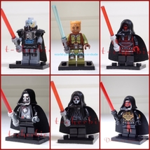 6 pcs Knights of the Old Republic Star Wars Minifigure Set +Stands USA Seller  - £20.54 GBP