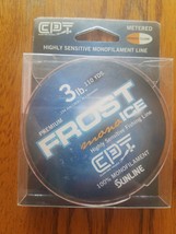 Premium Frost Ice Highly Sensitive Fishing Line 3 Lb 110 Yds - £19.15 GBP