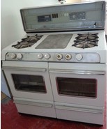 Vintage O&#39;Keefe &amp; Merritt Four Burner Stove with Double Oven and Griddle... - $2,474.99