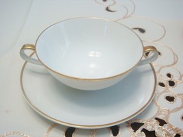 Hutschenreuther Selb Bavaria 6 soup cups &amp; saucers from Berlin ORIG [83] - £219.00 GBP