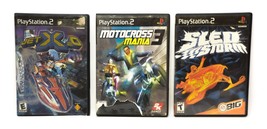 PS2 Lot of 3 Game JETX20, Sled Storm, Motocross Mania 3 - £19.44 GBP