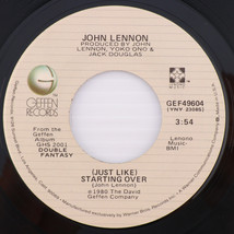 John Lennon – (Just Like) Starting Over / Kiss Kiss Kiss - 45 rpm SRC GEF49604 - $4.43