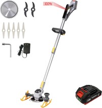 Cordless Weed Wacker &amp; Edger &amp; Lawn Mower With, Battery And Charger Incl... - $193.99