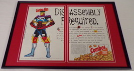 1995 Combos Pretzels 12x18 Framed ORIGINAL Vintage Advertising Display  - £54.48 GBP