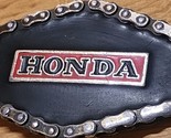 Vintage 1976 Great American Buckle Co. Honda Chain Link Belt Buckle  #60... - $28.49