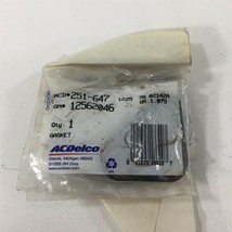 (1) Genuine AC Delco 251-647 GM 12562046 Water Pump Seal Gasket - $7.99
