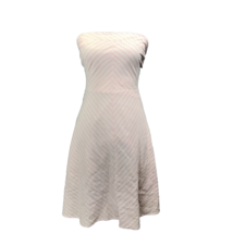 B Darlin White/Pink Strapless Cotton Sun Dress Women&#39;s Jr Sz 5/6 - $18.97