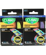 2 Curad Performance Series 1.5 In X 10 Yds Plaid Firm Support 1 Ct Athle... - $16.99