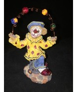 Boyds Bears Bearstone Gizmoe...Life&#39;s a Juggling Clown on Unicycle Figurine - £12.21 GBP