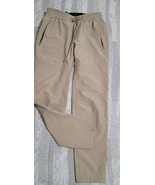 Women&#39;s Lululemon Joggers Pants Medium Size Cream Beige Athletic Zipped ... - $1,378.32 MXN