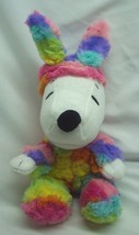 Hallmark Peanuts Easter Snoopy As Colorful Bunny 8&quot; Plush Stuffed Animal Toy - £12.82 GBP