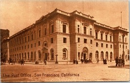 California San Francisco Post Office Horse Buggy Lamp Posts 1907-1915 Postcard - £7.51 GBP