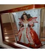 NEW 1997 Green Eyes Holiday Barbie Happy Holidays Gold Special Edition - $463.64 MXN