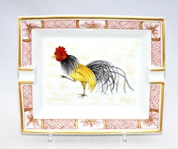 Hermes Cambiamento Vassoio Pollo Rosso Porcellana Posacenere bird - £239.96 GBP