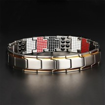 New Men's Health Energy 3 in 1 Bracelet Bracelet for Arthritis Twisted Health Ma - £13.98 GBP