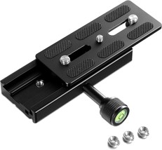 Neewer Quick Release Plate With Clamp Adapter Set, 120Mm Qr Plate With C... - $29.99
