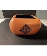 Tabasco Ceramic 4&quot; Orange Black Serving Bowl Salsa Sauce Dish with Spoon - €6,46 EUR