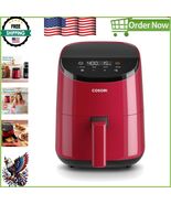 Quiet Mini Air Fryer 2.1 Qt - 4 Functions, Compact Design &amp; Quick Cleaning - $167.24 CAD