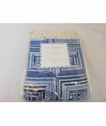 Pine Cone Hill Geo Floral Linen Throw Blanket reversible NEW - $148.12 CAD