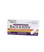 Extra Strength Back &amp; Body Pain Reliever Caplets - 20 Coated Caplets - $10.59 CAD