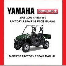 2005-2009 YAMAHA RHINO 450 Factory Service Repair Manual - £15.63 GBP