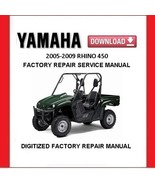 2005-2009 YAMAHA RHINO 450 Factory Service Repair Manual - $20.00