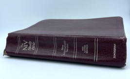 NIV 1984 Study Bible New International Version Zondervan Leather See Pics READ - £17.49 GBP