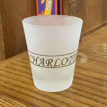 Charlotte Frosted Shot Glass - £6.40 GBP