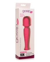 Curve Toys Gossip Silicone Vibrating Wand 10x - Magenta - £32.76 GBP+