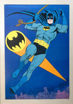 Original 1973 Batman poster:Vintage 34 1/2 x 24 DC Detective Comics pin ... - $742.49