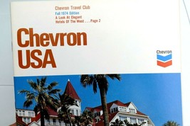 Fall 1974 Chevron USA Travel Club Magazine Elegant Hotels Autumn Harvest Cruise - $16.32