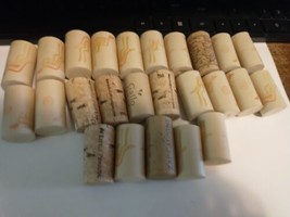 CORKS, mostly  Synthetic Lot of 25  Wine Bottle Corks - $3.96