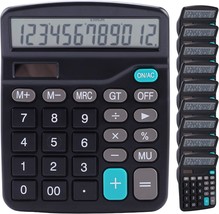 Large Buttons And Large Display Lichamp Desk Calculators, Office, 10 Bulk Pack. - £41.51 GBP