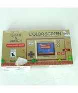 Nintendo Game &amp; Watch Super Mario Bros Color Screen Handheld Console New... - $922.52 MXN