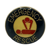Emergency Rescue CPR Medical Team EMT Enamel Lapel Hat Pin - £4.75 GBP