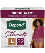 Depend Silhouette Adult Incontinence and Postpartum Underwear Large Berr... - $76.78 CAD