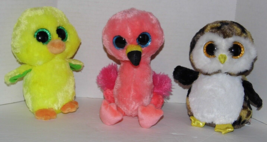 3 Ty B EAN Ie Boo Birds - Owliver, Gilda And Nugget - $11.88