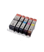 Compatible Canon Ink Replacement Cartridges ~ Black ~ Magenta ~ Yellow ~... - £17.78 GBP