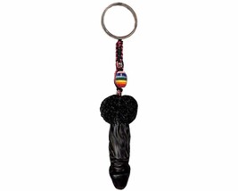 Gypsy Daze Smokes Penis Erotic Adult 3D Figurine Keychain Multicolored Macramé M - £12.60 GBP