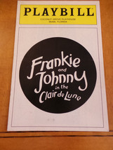 Playbill Frankie and Johnny in the Clair de Lune Coconut Grove Playhouse 1988 VG - $20.00