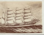 1910 Real Photo Postcard RPPC - &quot;Matterhorn&quot; Schooner Ship M. Barnard  - £15.60 GBP