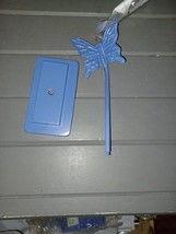 Butterfly Indoor/Outdoor Flower Pot Ornament Cast Iron Garden Yard - $15.00